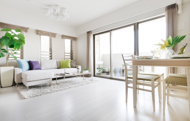 リフォームしたリビングルーム